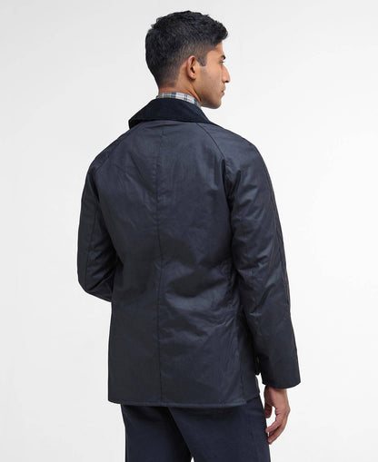 Barbour Ashby Waxed Jacket - Classic Navy MWX0339NY92_04back