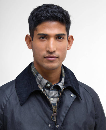 Barbour Ashby Waxed Jacket - Classic Navy MWX0339NY92_05detaila