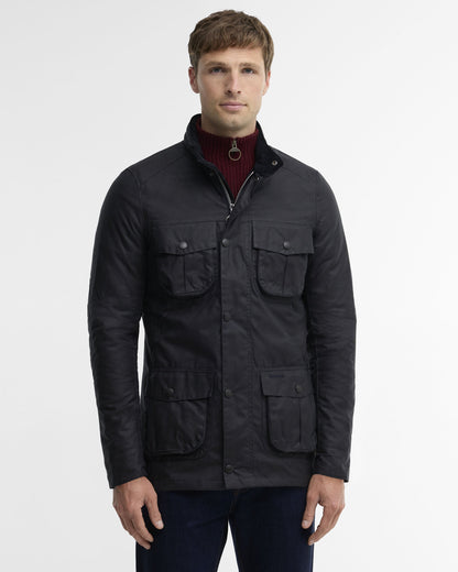 Barbour Corbridge Waxed Jacket Navy - front