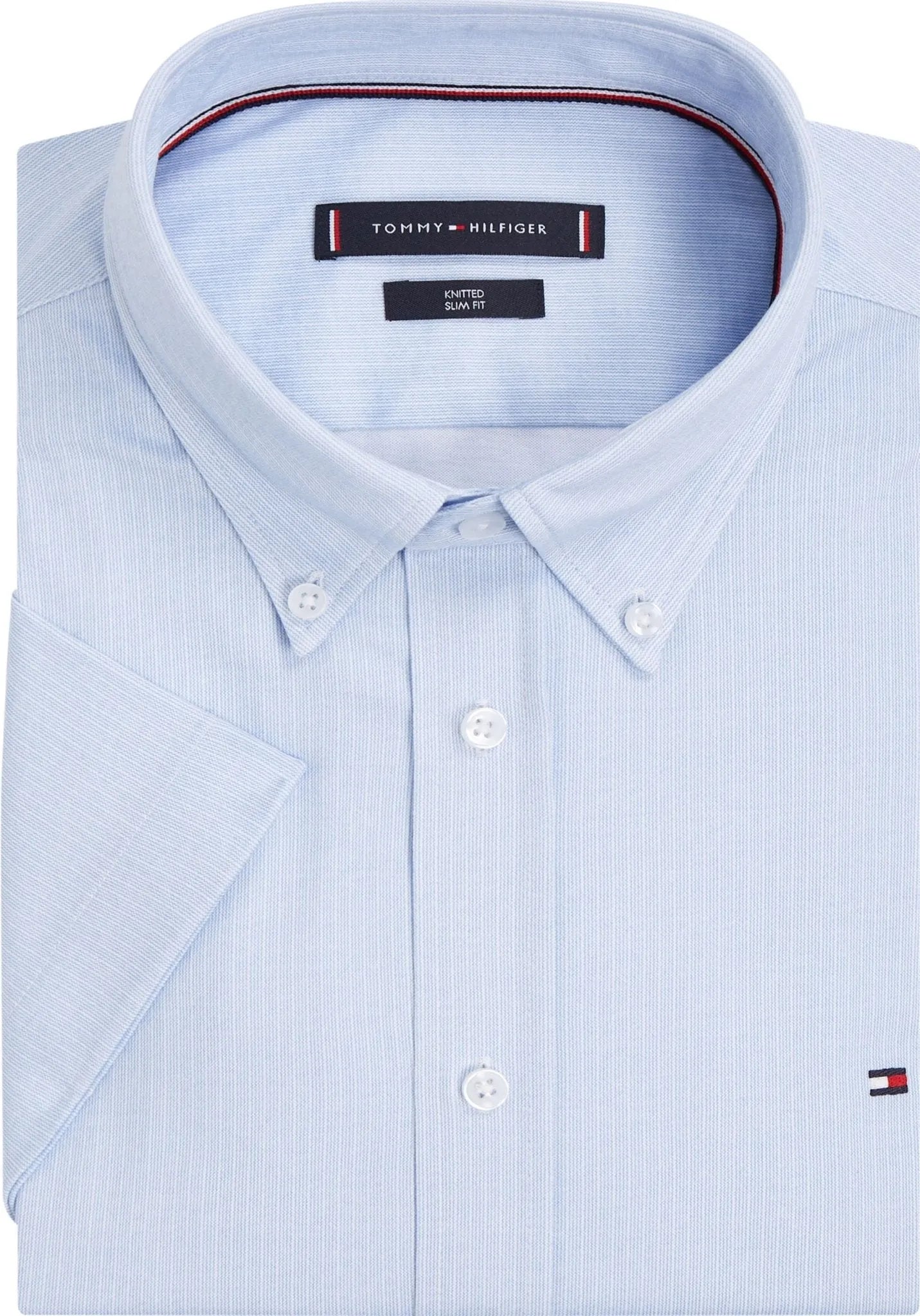 Tommy Hilfiger Shirt Mw0mw30602 - Light Blue Mw0mw30602-3