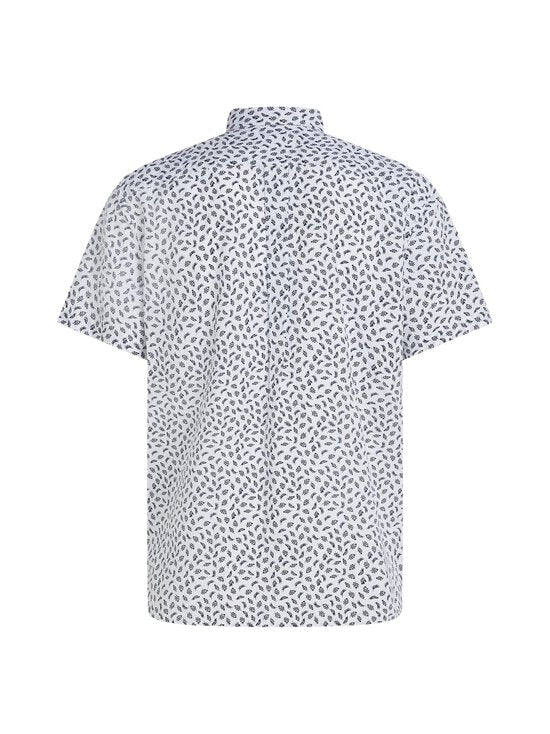 Tommy Hilfiger Linen Blend AOP Short Sleeve Shirt - White Mw0mw39469-0k4-2