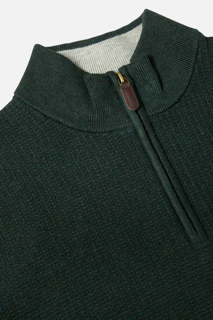 Benetti Oliver Quarter-Zip Knit Oliver_QZip_Forest_02