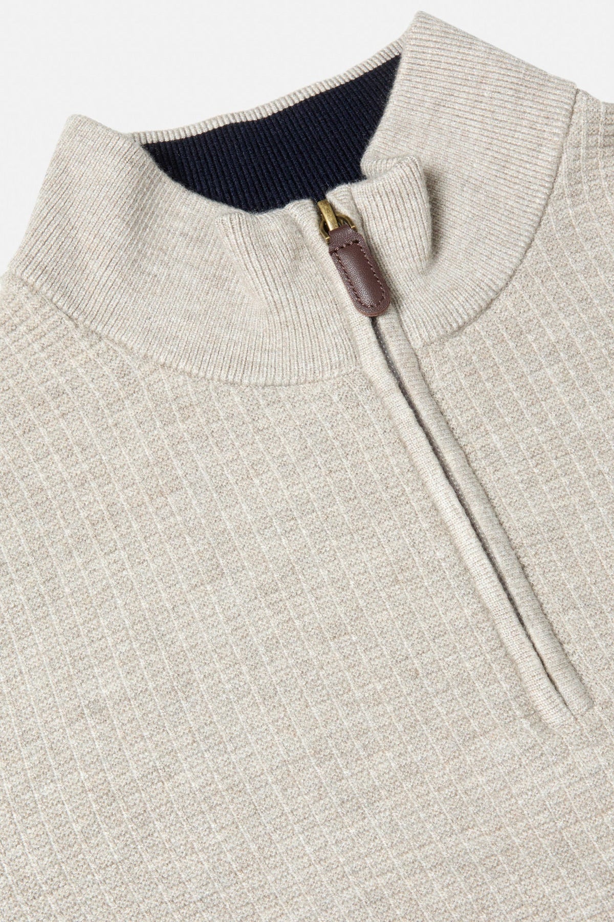 Benetti Oliver Quarter-Zip Knit Oliver_QZip_Stone_02