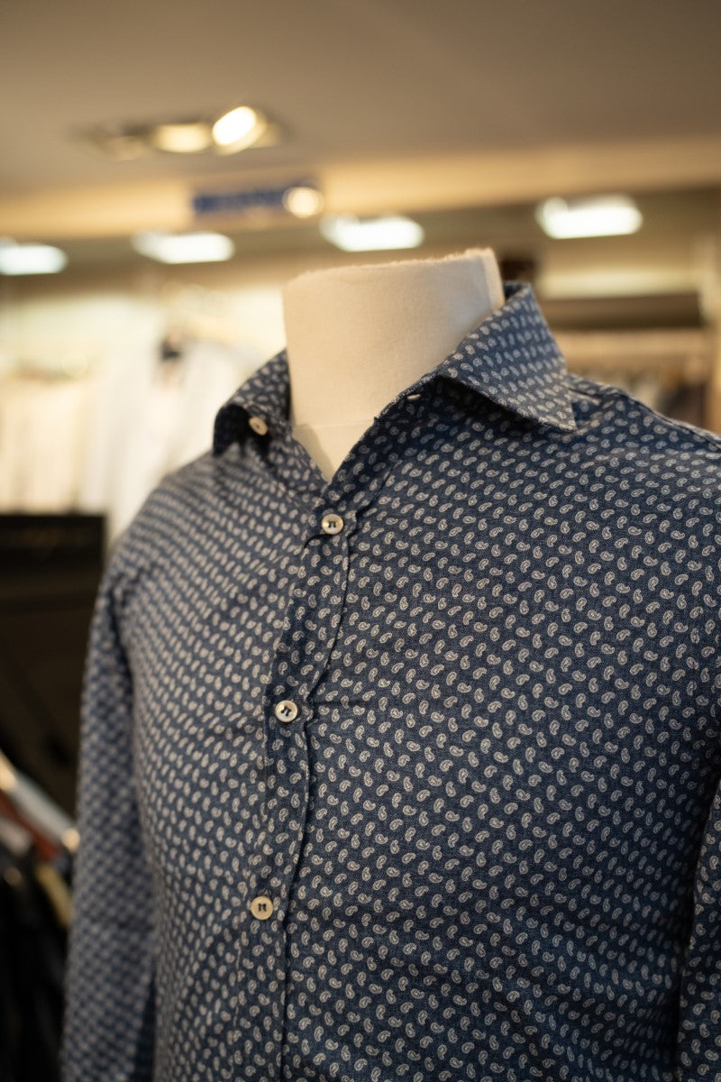 Paul & Shark Long Sleeve Cotton Shirt 15313060 g37 - BLUE RylesWebsiteProductPhoto-003