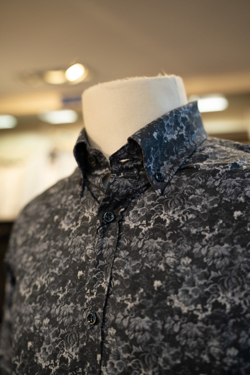 Paul & Shark Long Sleeve Shirt 15313057 - Dark Blue RylesWebsiteProductPhoto-049F17