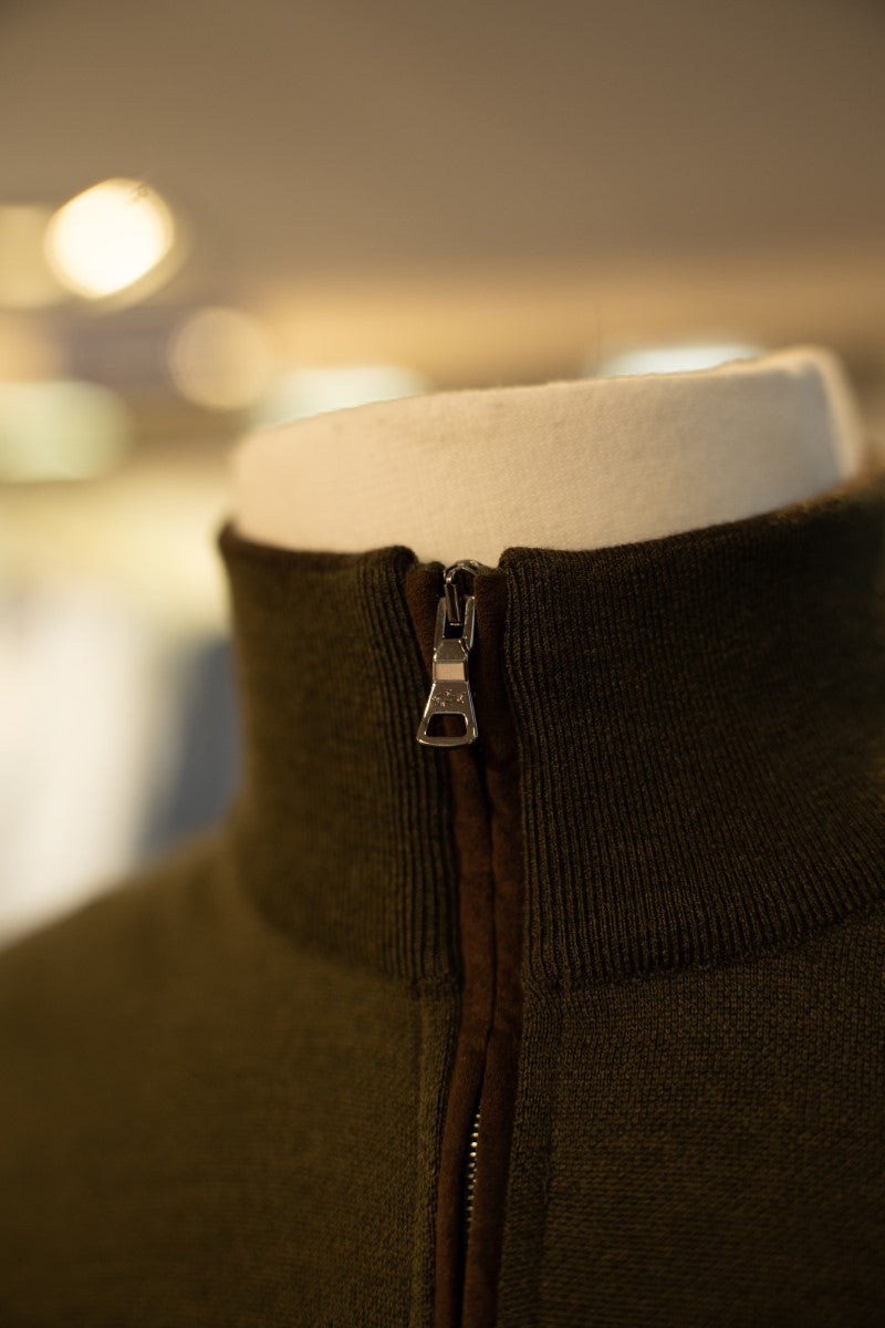 Paul & Shark Half-Zip Sweater 14311100 - Dark Green RylesWebsiteProductPhoto-095