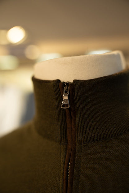 Paul & Shark Half-Zip Sweater 14311100 - Dark Green RylesWebsiteProductPhoto-095