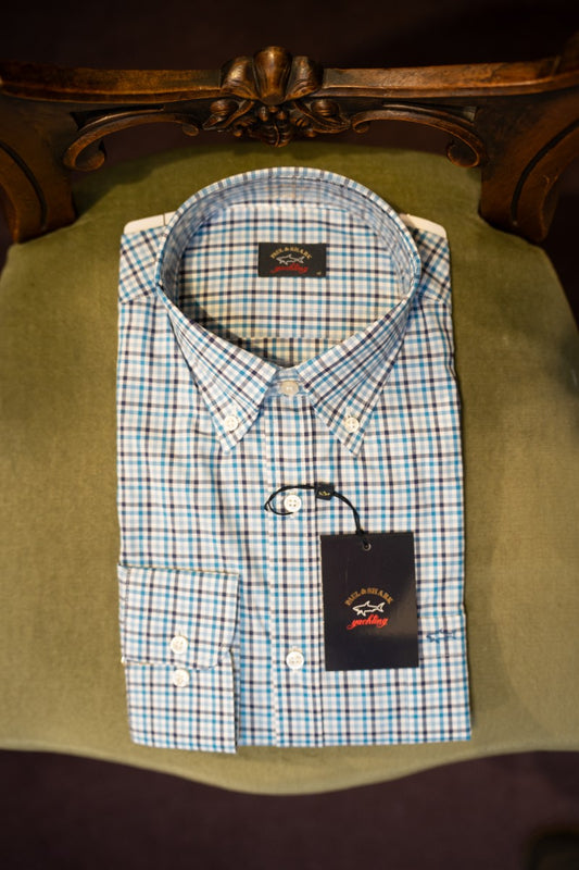 Paul & Shark Long Sleeve Cotton Shirt 23413182 - Green RylesWebsiteProductPhoto-107_7281c022-de6b-4b43-a39c-471bac9b3054