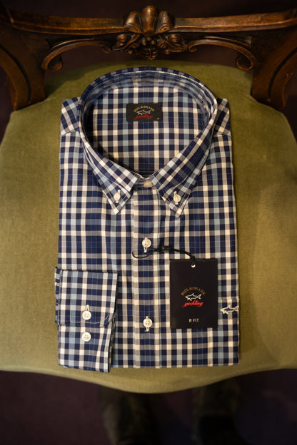 Paul & Shark Regular fit Cotton shirt - Blue Cobalt RylesWebsiteProductPhoto-148