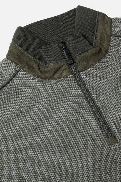 Benetti Troy Quarter-Zip Knit Troy_QZip_Forest_02