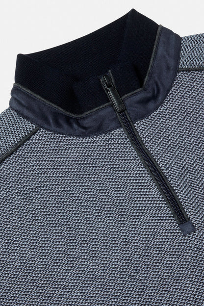 Benetti Troy Quarter-Zip Knit Troy_QZip_Navy_02