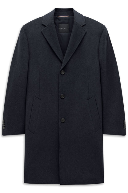Bugatti men's coat in navy, front view — Ryle Menswear, Tralee