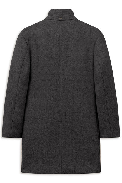 Bugatti 24201 Flexcity Stand-Collar Coat - Dark Grey bug_221400_24201_280_b_f1feece0-d122-49e4-a5e0-11f73b446dbc