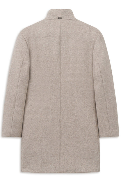 Bugatti 24201 Flexcity Stand-Collar Coat - Beige bug_221400_24201_40_b_b11828c6-eb14-4218-bade-f74a06216c58