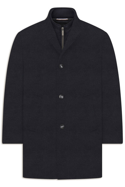 Bugatti 24203 Stand-Collar Coat with Zip-In Insert - Navy bug_221428_24203_390_f_4cd37192-8bcd-4ff6-a659-2c9dfe62f17c