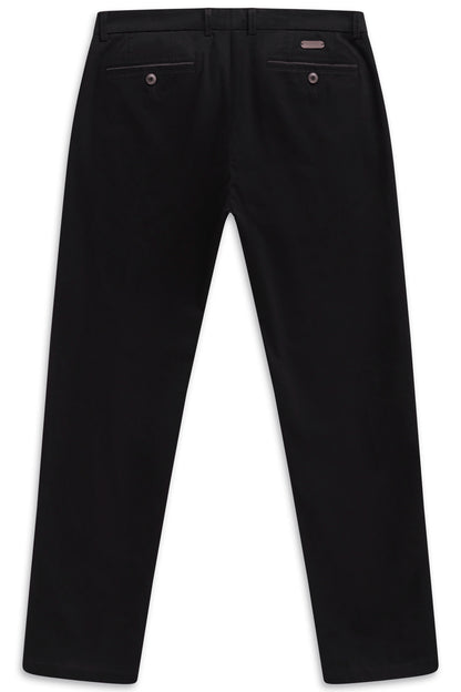 Bugatti 4220 Flat-Front Chinos - Black bug_4220_16224_290_b