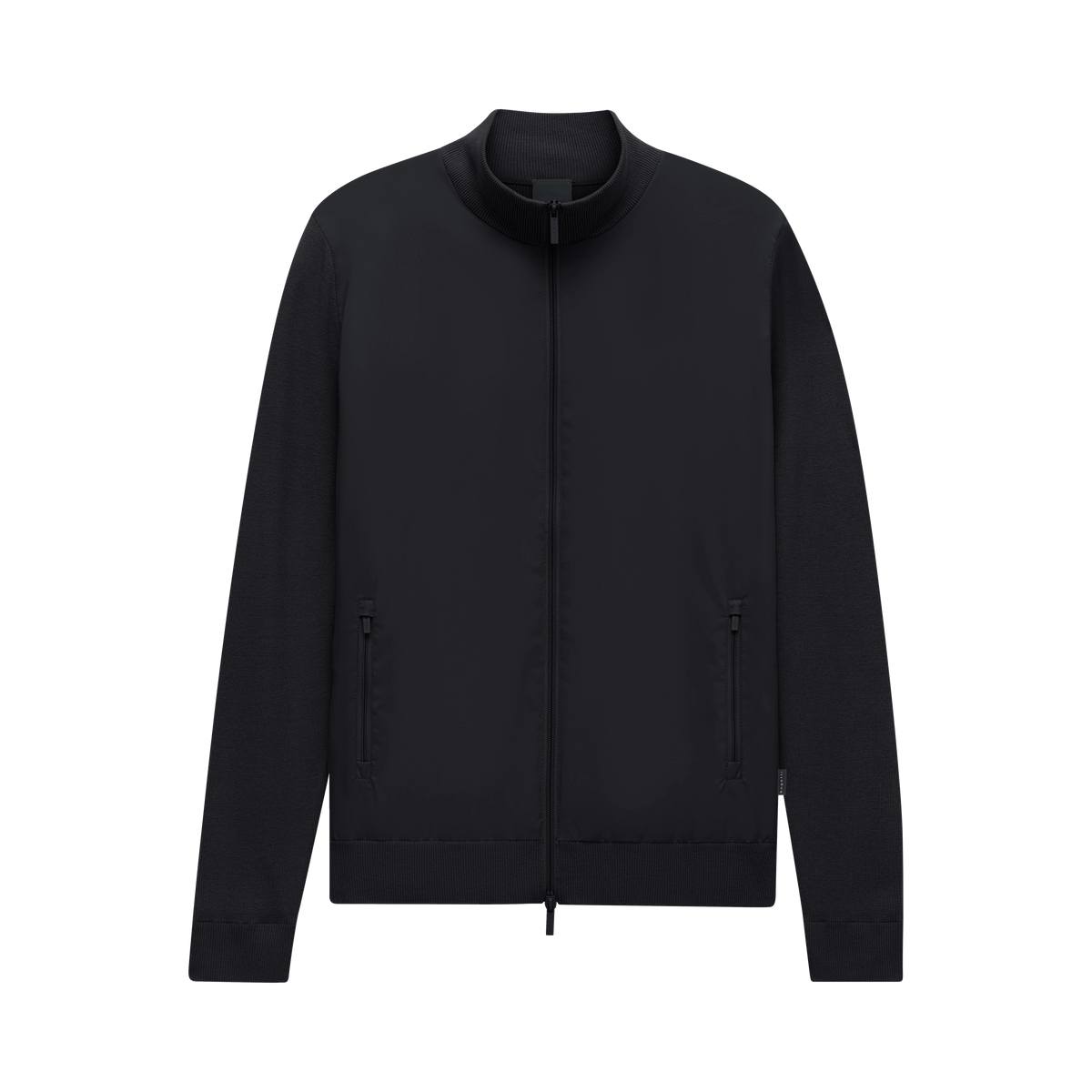 Bugatti 7600 Zip-Through Knitted Cardigan - Navy bug_7600_25571f_390_f