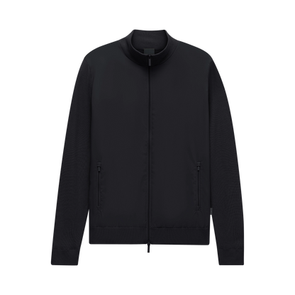 Bugatti 7600 Zip-Through Knitted Cardigan - Navy bug_7600_25571f_390_f