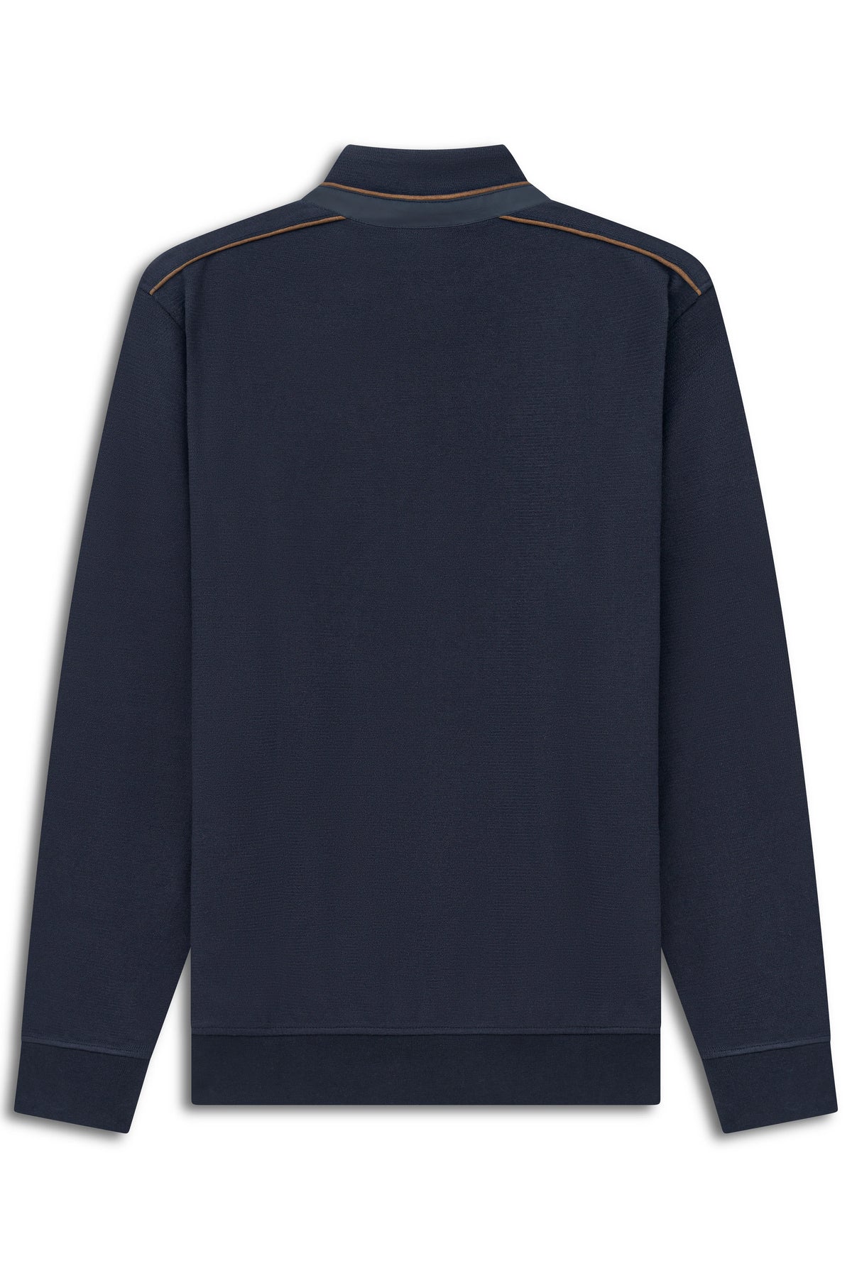 Bugatti 8500 Troyer-Collar Sweat Jacket - Navy bug_8500_25050F_390_b