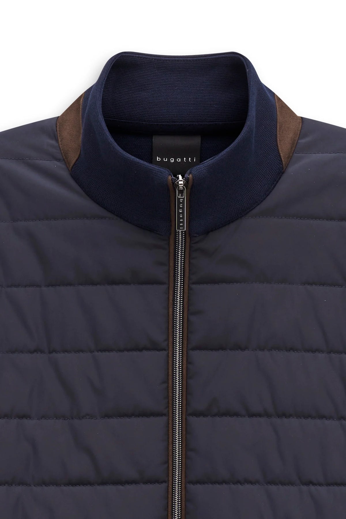 Bugatti 8700 Stand-Collar Sweat Jacket - Navy bug_8700_25051F_390_add1