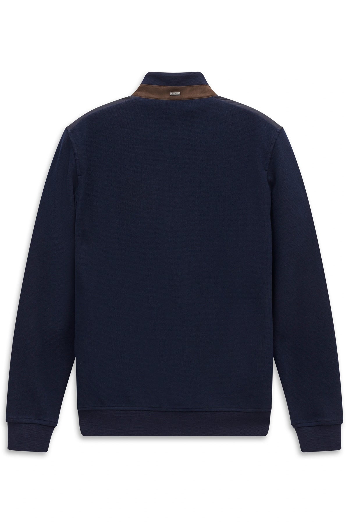 Bugatti 8700 Stand-Collar Sweat Jacket - Navy bug_8700_25051F_390_b