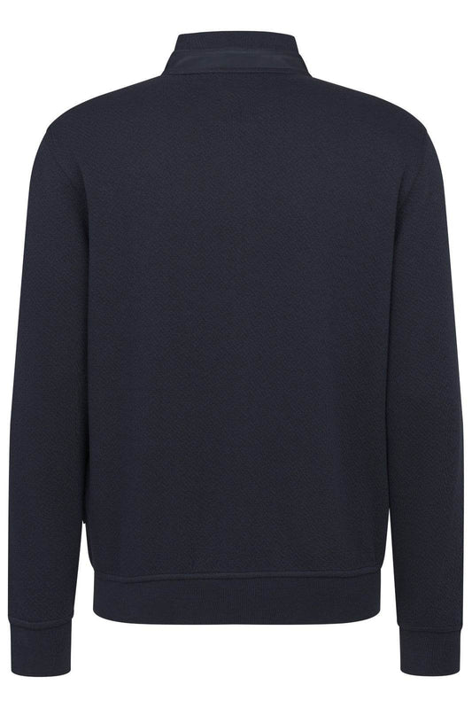 Bugatti Sweat-Shirt Jacket 8750 75174c - Navy bug_8750_75174C_390_b