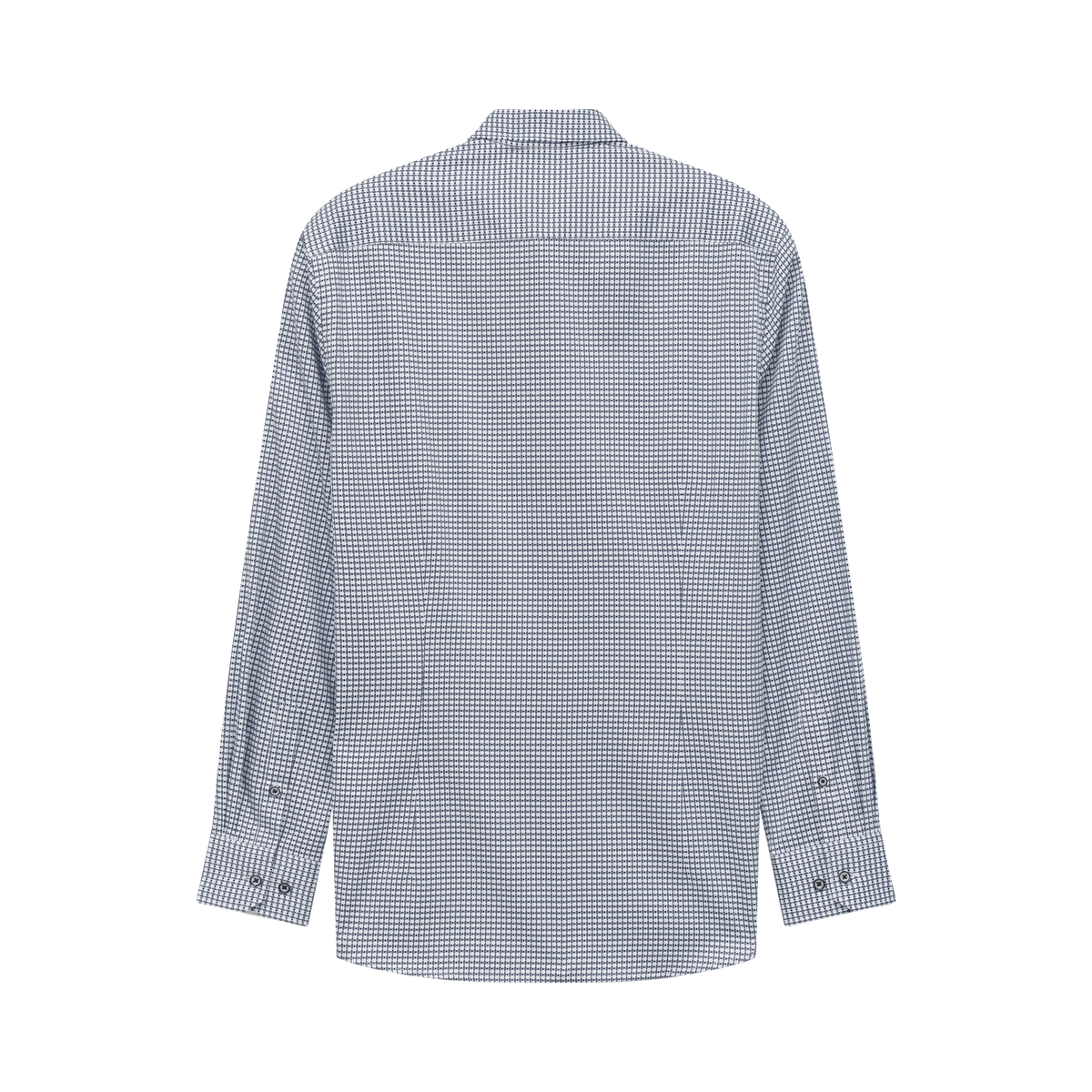 Bugatti 9350 Printed Casual Shirt - Navy bug_9350_28510f_390_b