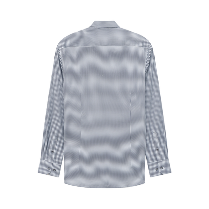 Bugatti 9350 Printed Casual Shirt - Navy bug_9350_28510f_390_b