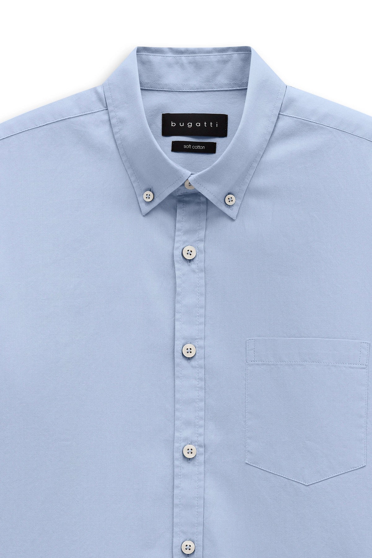 Bugatti 9350 Oxford Button-Down Shirt - Blue bug_9350_28800F_320_add1
