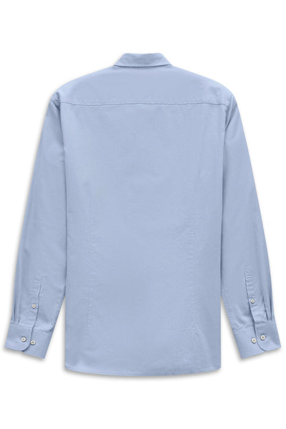 Bugatti 9350 Oxford Button-Down Shirt - Blue bug_9350_28800F_320_b