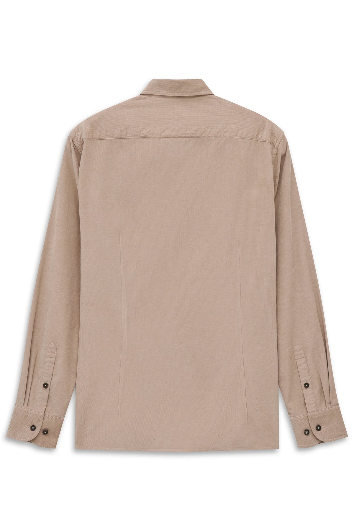 Bugatti 9350 Corduroy Button-Down Shirt - Beige bug_9350_28811F_40_b