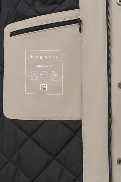 Bugatti 21035 Parka with Detachable Hood - Beige bugatti-273513-21035-30-add2-v2
