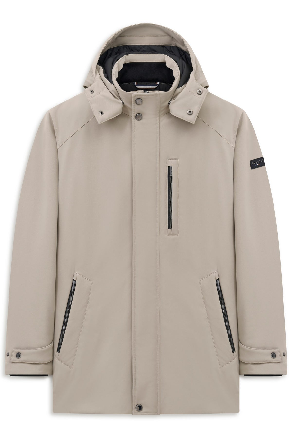 Bugatti 21035 Parka with Detachable Hood - Beige bugatti-273513-21035-30-f-v2