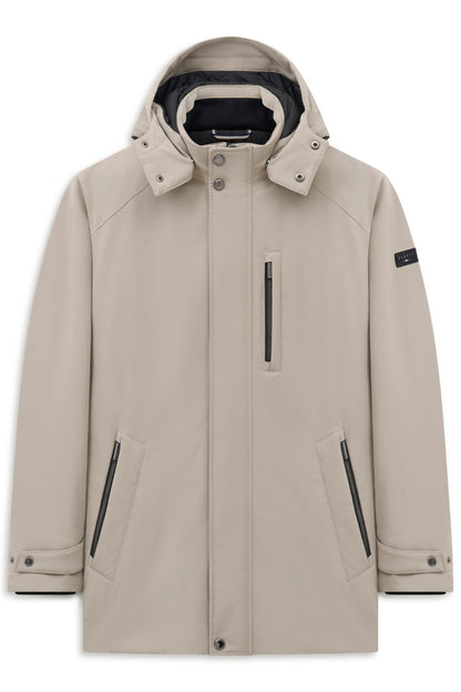 Bugatti 21035 Parka with Detachable Hood - Beige bugatti-273513-21035-30-f-v2