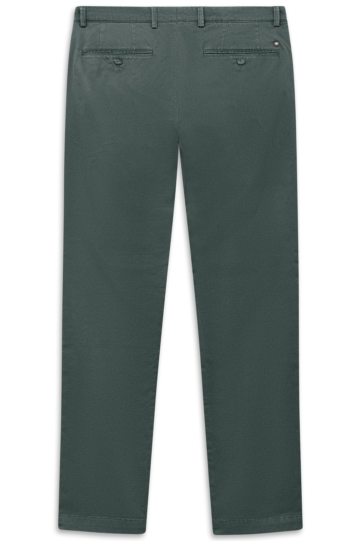 Bugatti 4130 Stretch Cotton Chinos - Bottle Green bugatti-4130-26395f-570-b-v2