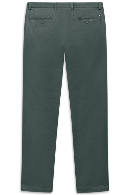 Bugatti 4130 Stretch Cotton Chinos - Bottle Green bugatti-4130-26395f-570-b-v2