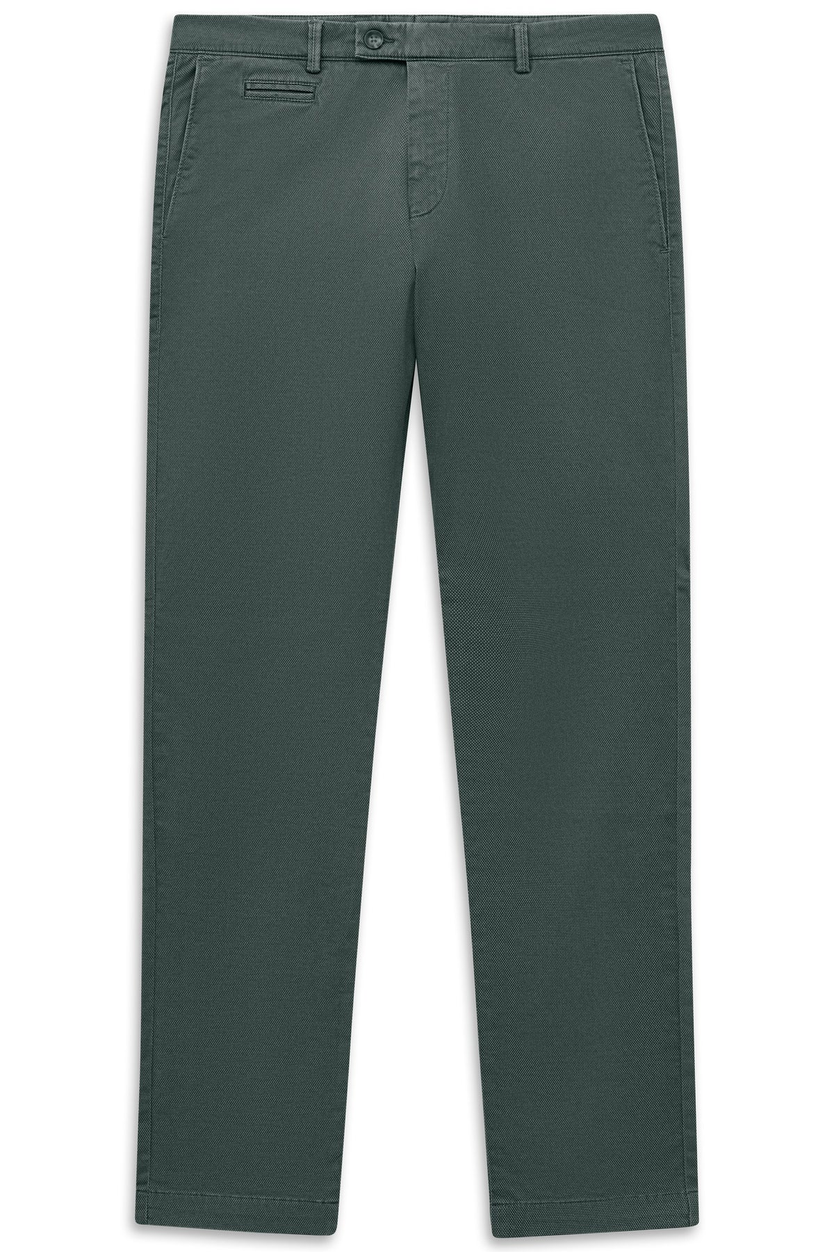 Bugatti 4130 Stretch Cotton Chinos - Bottle Green bugatti-4130-26395f-570-f-v2