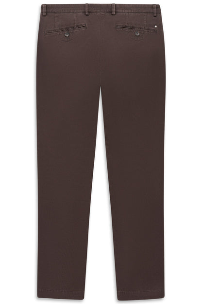 Bugatti 4130 Stretch Cotton Chinos - Brown bugatti-4130-26395f-90-b-v2