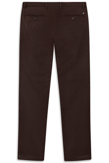 Bugatti 4130 Stretch Cotton Chinos - Dark Brown bugatti-4130-26395f-990-b-v2