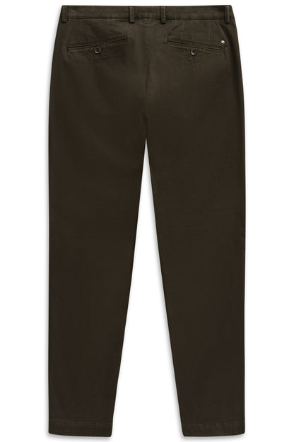 Bugatti 4130 Flexcity Stretch Chinos - Dark Olive bugatti-4130-86395d-160-b-v2