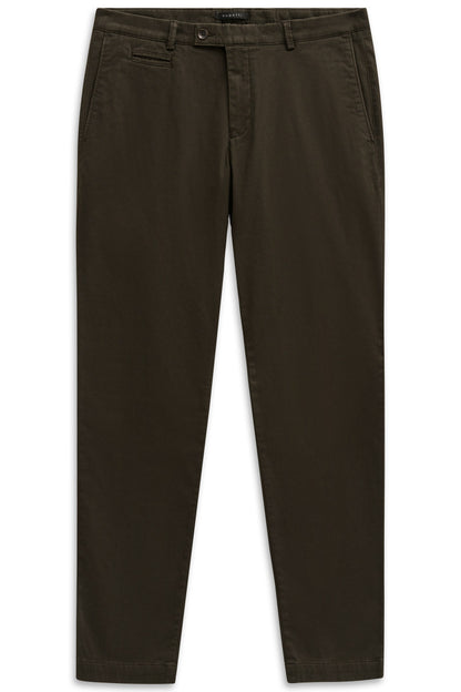 Bugatti 4130 Flexcity Stretch Chinos - Dark Olive bugatti-4130-86395d-160-f-v2