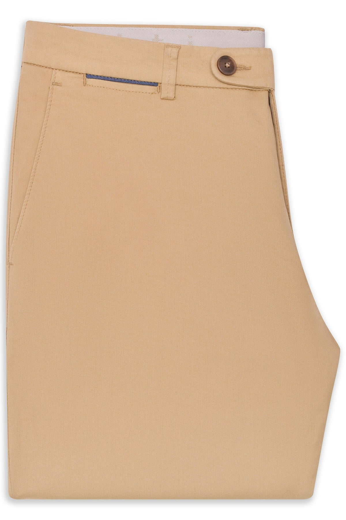 Bugatti 4220 Stretch Cotton Chinos - Beige bugatti-4220-16301e-40-f-v2