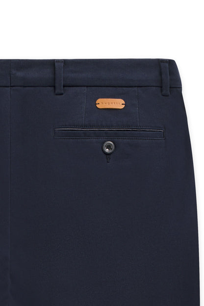 Bugatti 4220 Flat-Front Power Stretch Chinos - Navy bugatti-4220-86224d-370-add1-b-v2