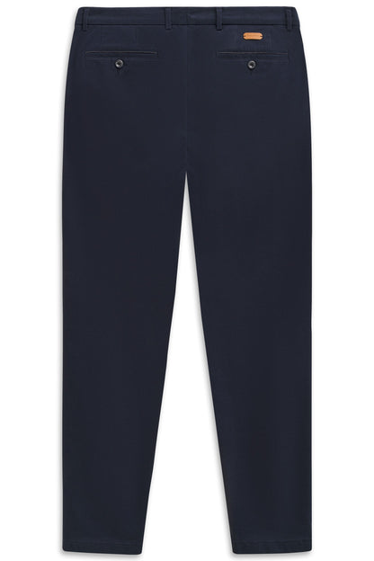 Bugatti 4220 Flat-Front Power Stretch Chinos - Navy bugatti-4220-86224d-370-b-v2