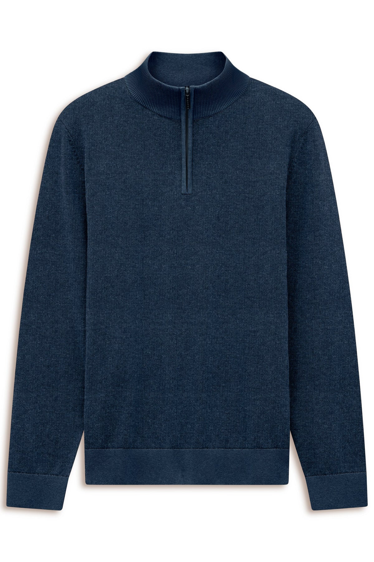Bugatti 7500 Cotton Half-Zip Troyer - Navy bugatti-7500-25529f-370-f-v2