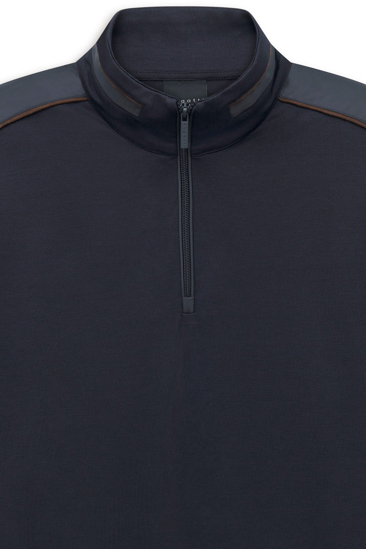 Bugatti 8550 Viscose-Blend Half-Zip Troyer - Navy bugatti-8550-25123f-390-add1-v2