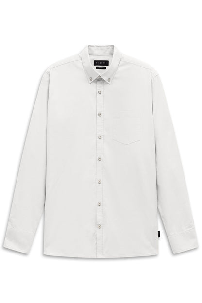 Bugatti 9350 Oxford Button-Down Shirt - White bugatti-9350-28800f-10-f-v2