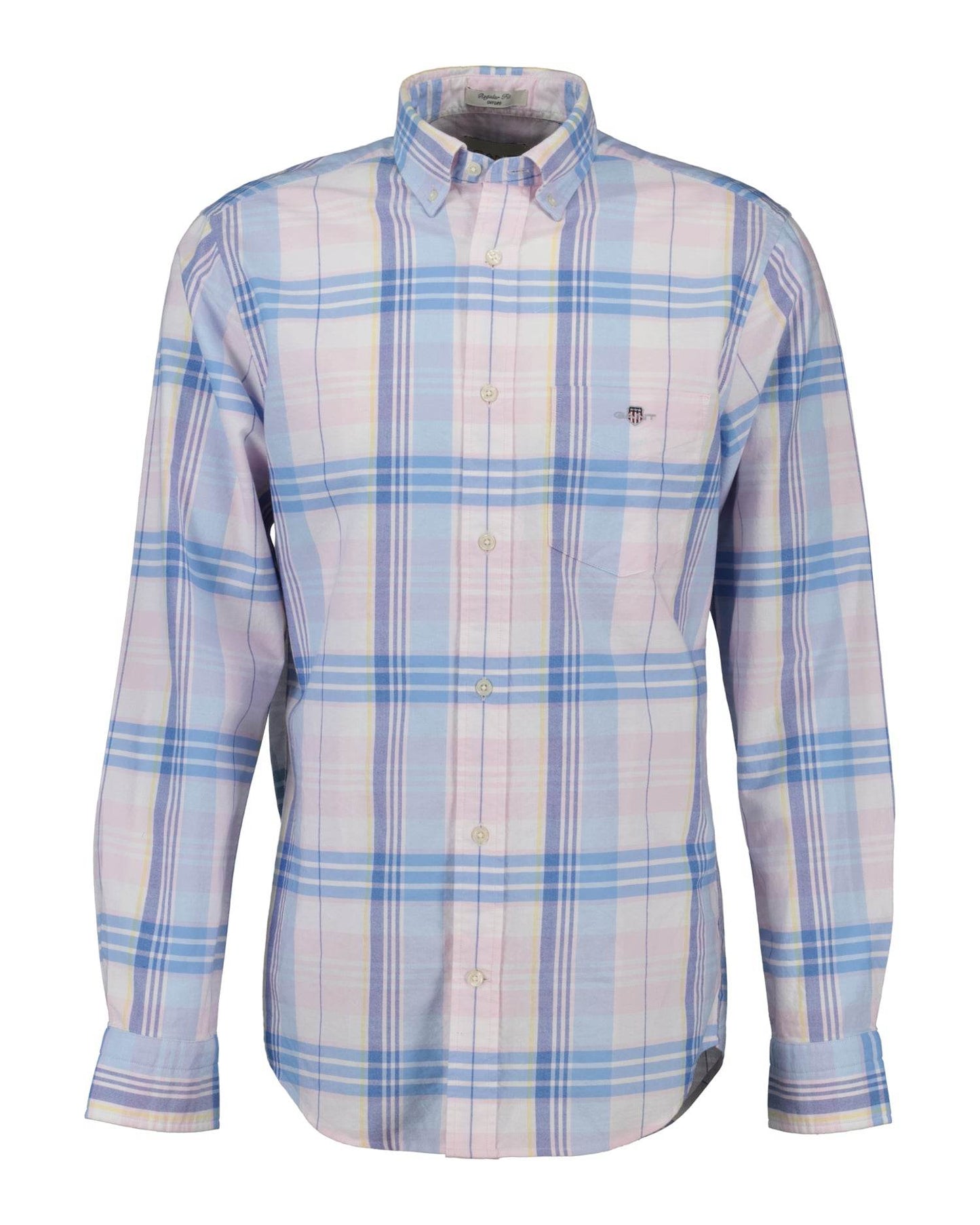 Gant Regular Classic Oxford Check Shirt - Light Pink gant_3250084_662-1