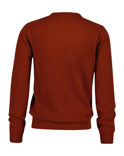 Gant Superfine Lambswool C-neck - Modern Rust gant_87211_623-2