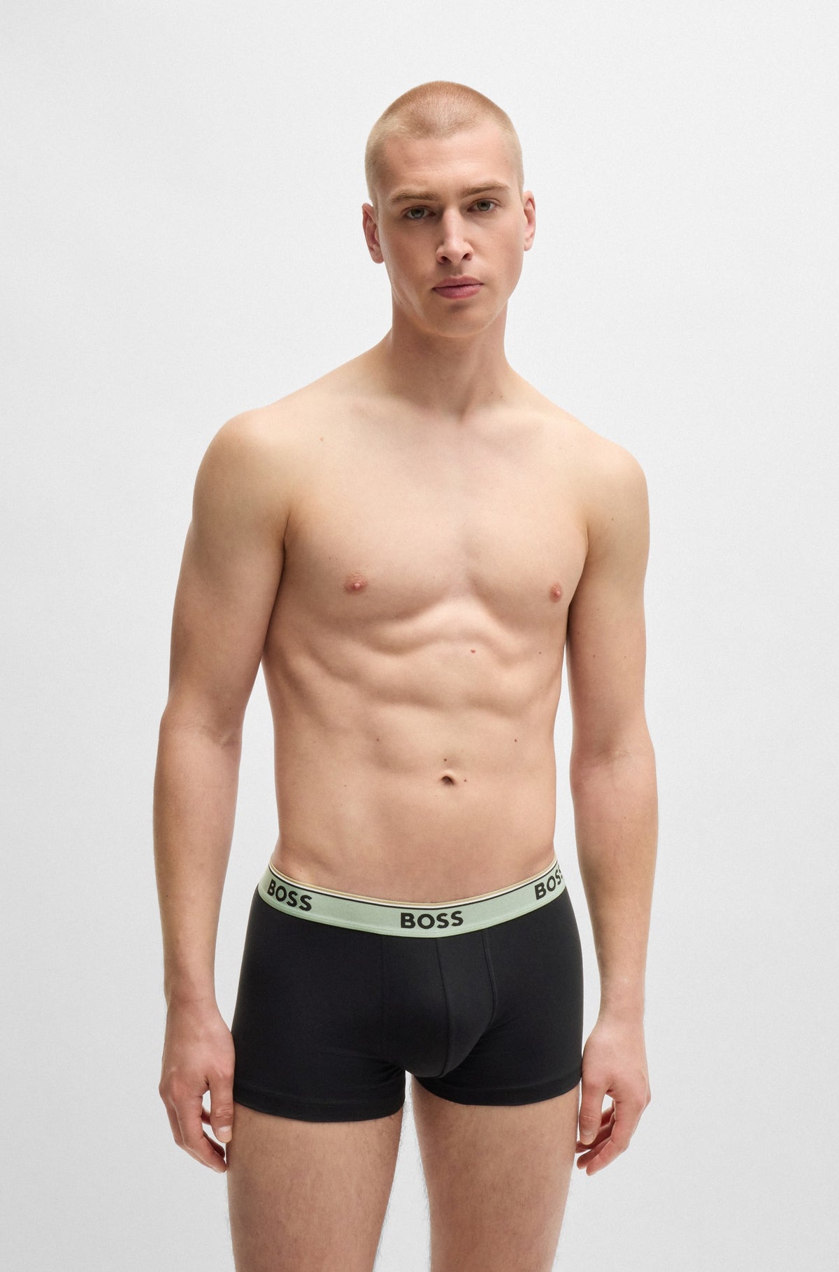 Hugo Boss Power 3-Pack Stretch-Cotton Trunks - Black hbeu50517827_969_350
